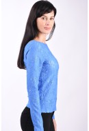 Bluza Dama Yas Yaslanella Open Back Ultramarine